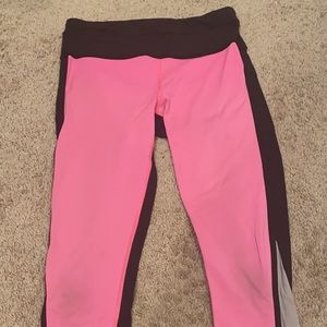 Hot pink lululemon full length leggings size 4